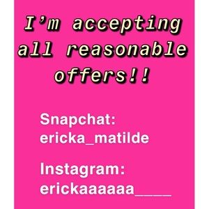 Make me offers !! 😊